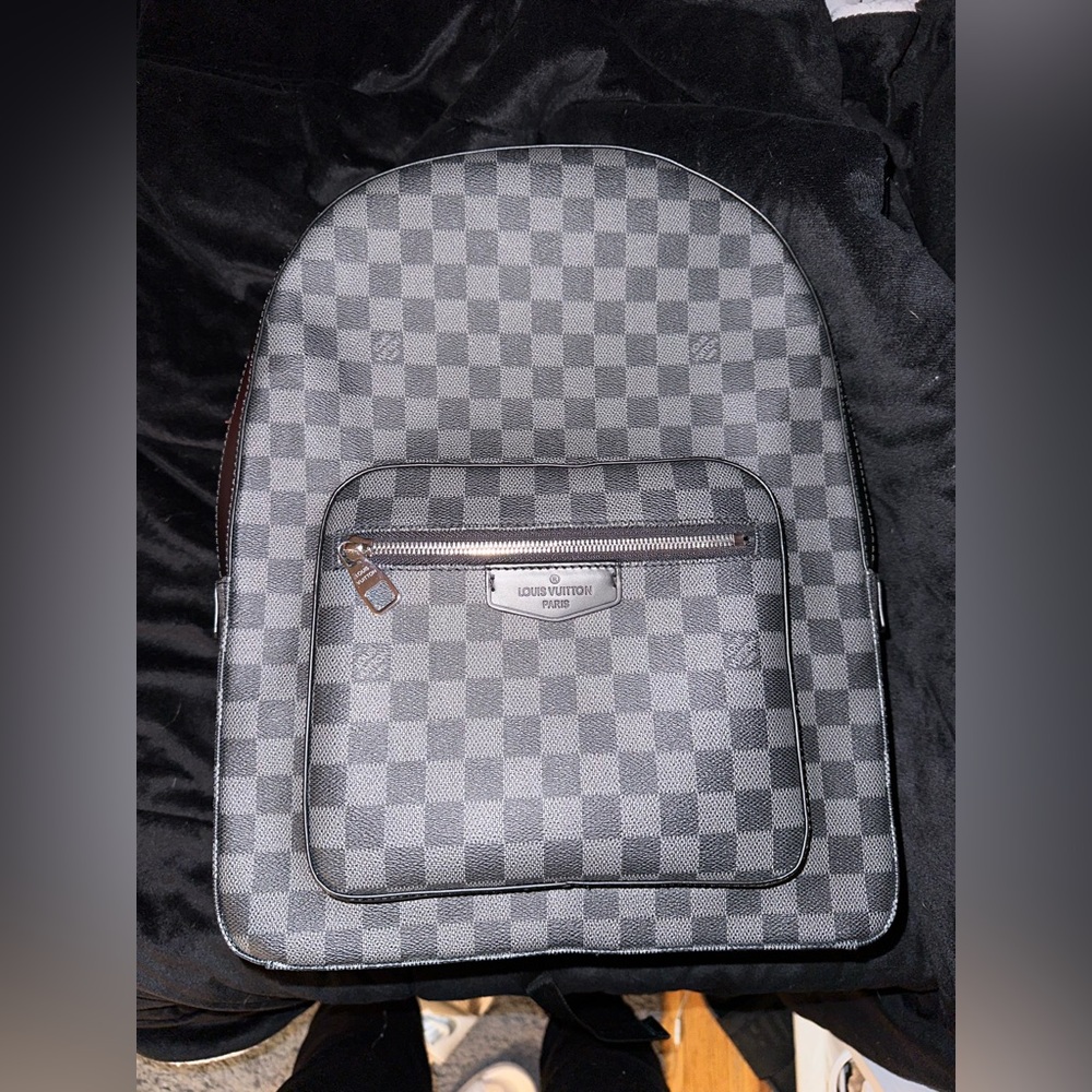 Louis Vuitton Josh Backpack Damier Graphite Black